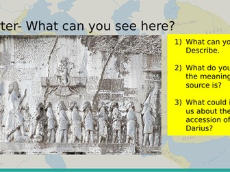 Persian Kings - accession of Darius