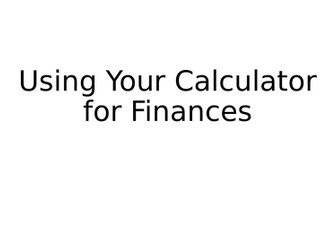 TI-84 Plus CE TVM-Solver (Ib Maths)