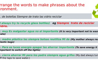 KQ: ¿Puedo hablar del medio ambiente?