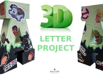 3D letter project