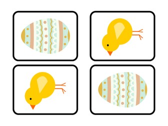 Easter pairs activity