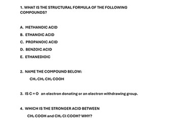 CARBONYL, ESTERS AND CARBOXYLIC ACID