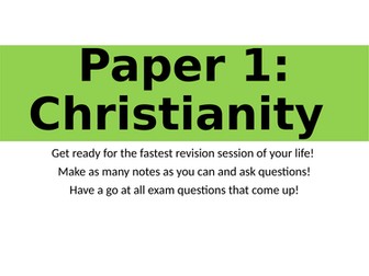 Christianity Beliefs and Teachings revision PPP