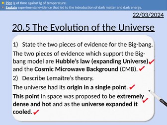 OCR A level Physics: Evolution of the Universe