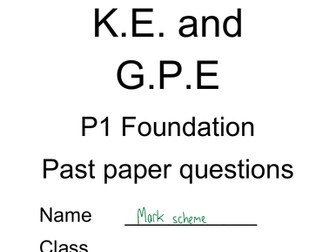 CCEA DAS: Physics P1 Energy, KE, GPE, Questions and solutions