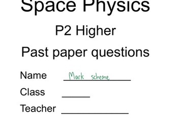 CCEA DAS: Physics P2 Space Questions and solutions