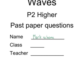 CCEA DAS: Physics P2 Waves Questions and solutions