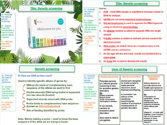 Locating Genes, Genetic Screening& Counselling- AQA A Level Biology- 21. Recombinant DNA Technology