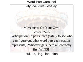 Lesson 10 - Day 10 - ity ive itive less ly - Lesson