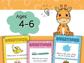 Brain Quest Think & Learn Cards for Preschool. 4-6 age.