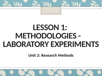 Methedologies and Location of Research