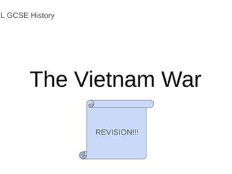 GCSE Edexcel History Paper 3 - the Vietnam war