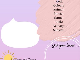 Meet Your Teacher Template