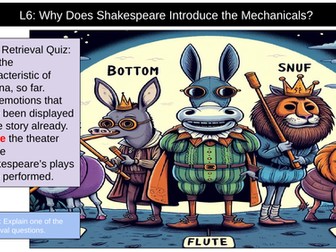 A Midsummer Night's Dream Mechanicals
