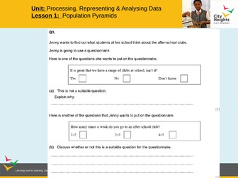 Statistics GCSE Lessons