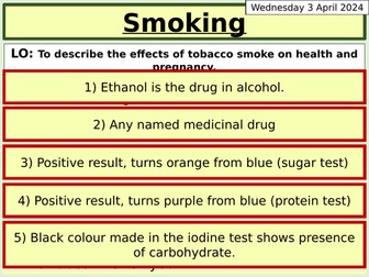 KS3 Biology: Smoking