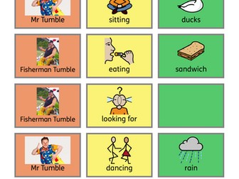 Mr Tumble- Colourful Semantics