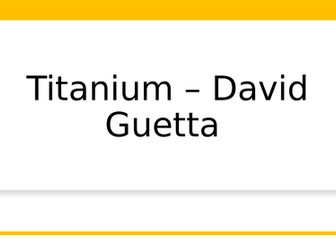 Analysis of the music video 'Titanium' - OCR Media Studies