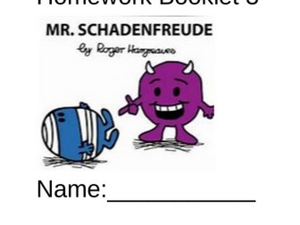 German Homework booklet based on Stimmt 3 green- booklet 3