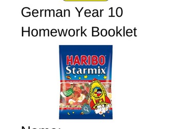 German GCSE Homework booklet 4