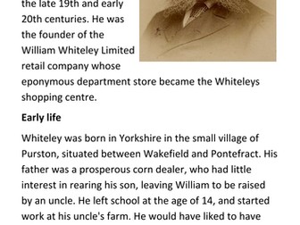 William Whiteley Handout
