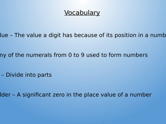 YEAR 5 Autumn 1 Term- Place Value lessons