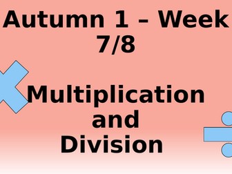 YEAR 5- Autumn 1- Multiplication and Division