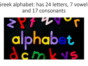 Greek Alphabet