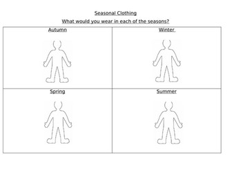 Seasonal Clothing Activity
