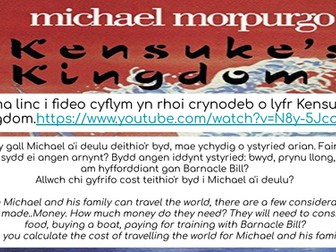 Cyfrifo cyllidau/ Calculating a budget - Kensuke Kingdom