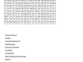 Chemistry Paper 1 Higher Puzzle Bundle and Answers