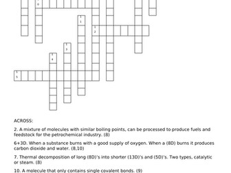 Chemistry Paper 2 Higher Puzzle Bundle and Answers