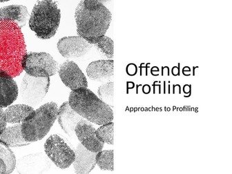 Offender Profiling (Bottom Up Approach)