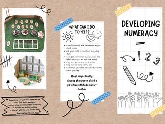 Parent/Staff Leaflet - Developing Early Numeracy