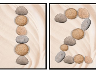 Sand & Pebble Numbers 0-10