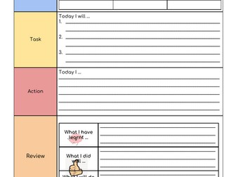 STAR assessment review sheet