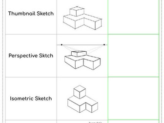Engineering Sketching Graphic Organizer