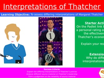 Interpretations of Margaret Thatcher