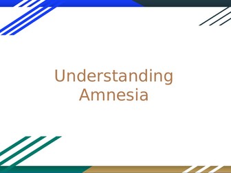 GCSE Psychology Memory lesson 5