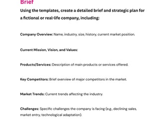 Strategic Plan Development Activity