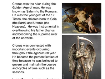 Greek Mythology and Legends: Cronos