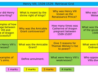 Henry VIII Retrieval Grid