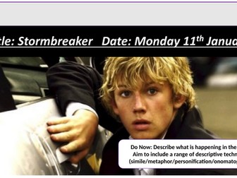 KS3 Stormbreaker COVER LESSON