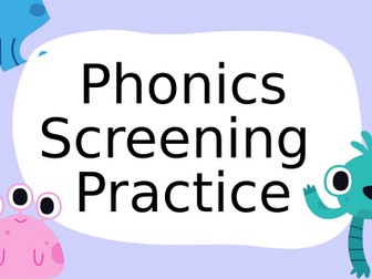 Phonics Screening Practice 2