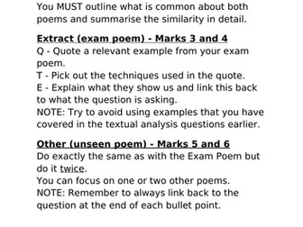 8 Mark Question Practice - Duffy