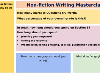 Edexcel IGCSE Non-Fiction /Transactional Writing  Masterclass