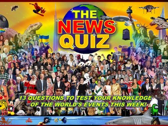 CURRENT THIS WEEK The News Quiz April 22nd - 29th 2024 Form Tutor Time Current Affairs