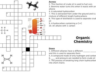 Organic chemistry crossword