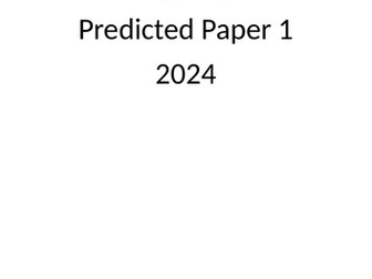 AQA GCSE Separate Biology Higher Paper 1 predicted paper 2024