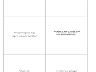 Power and Conflict Poetry. One page activities. (Five comparison grids and one Dot-to-dot)